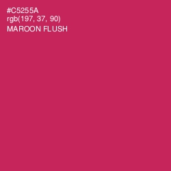 #C5255A - Maroon Flush Color Image